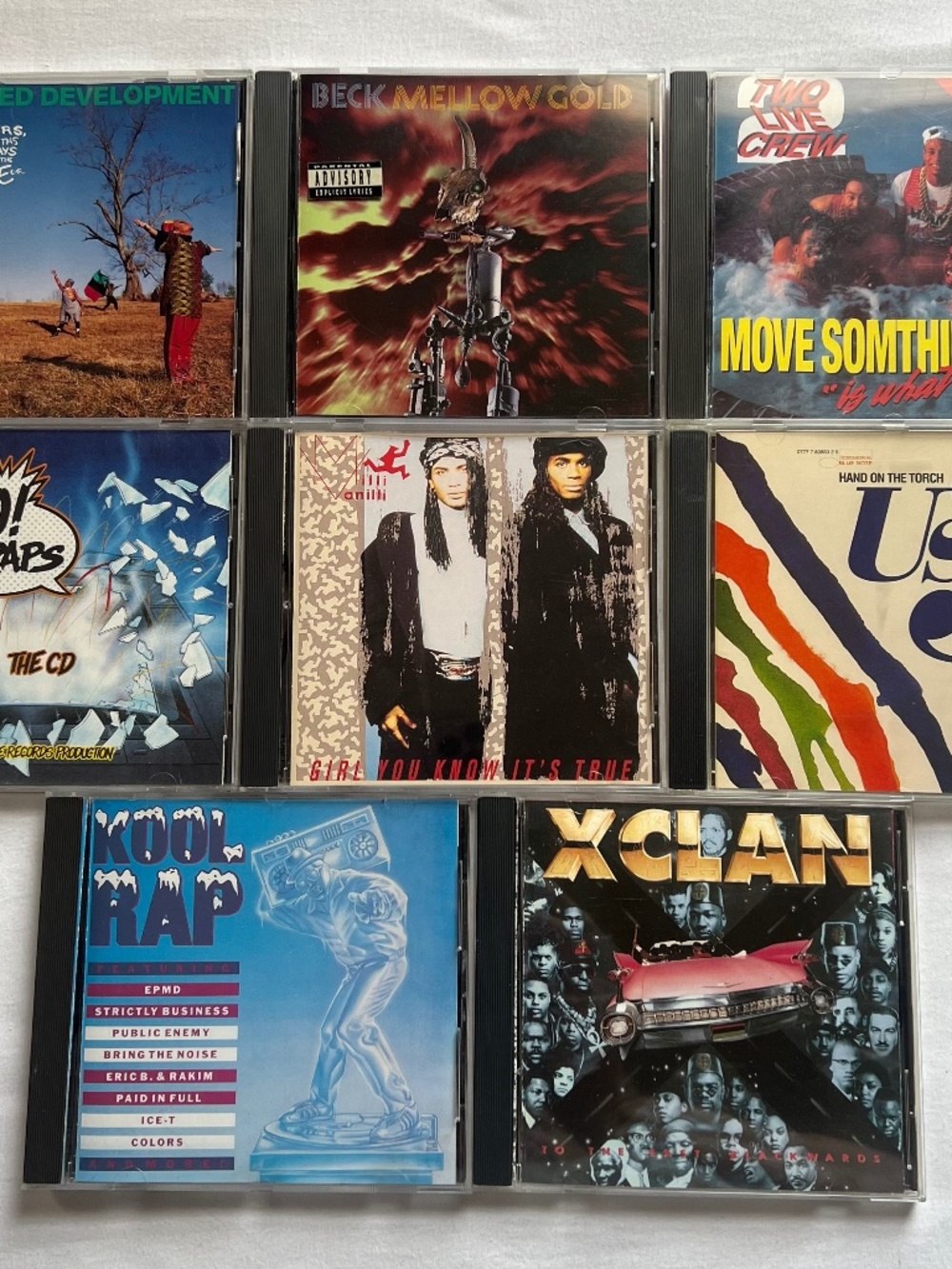 Vintage Hip Hop Rap CD Lot 90s Golden Era Beck Arrested Development 2 Live Crew